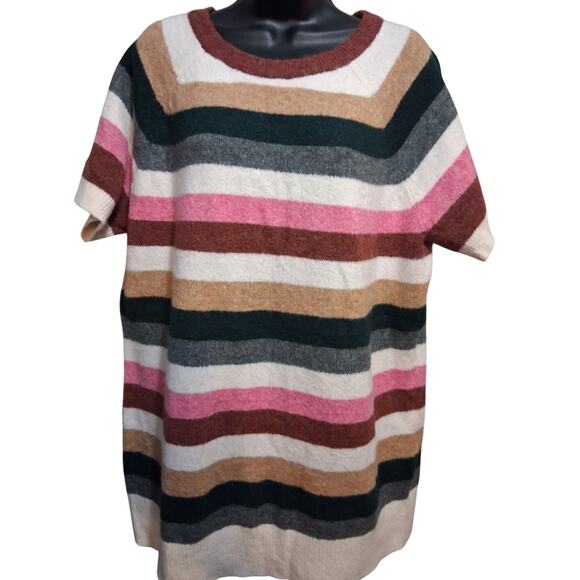 torrid Shirt 2X Cozy Striped Sweater Top Casual Warm Multi-Colored - Picture 1 of 11